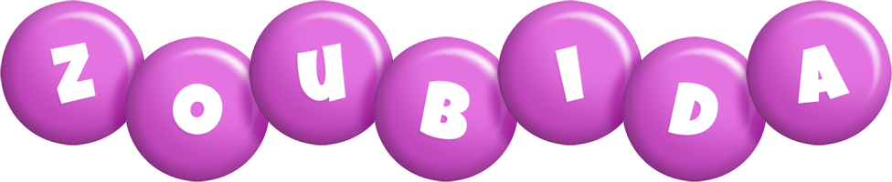 Zoubida candy-purple logo