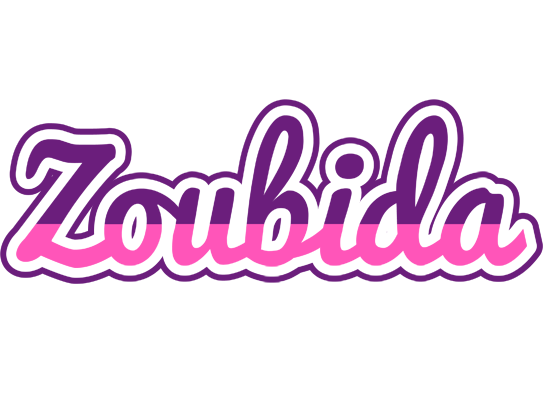 Zoubida cheerful logo