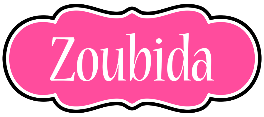 Zoubida invitation logo