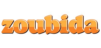 Zoubida orange logo