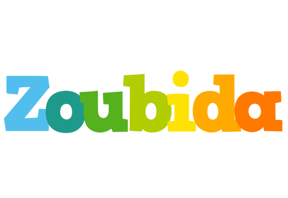 Zoubida rainbows logo