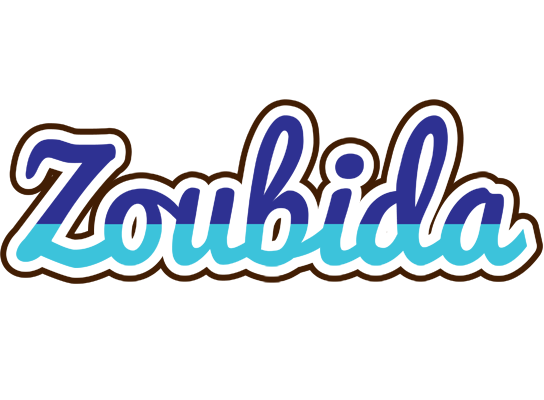 Zoubida raining logo