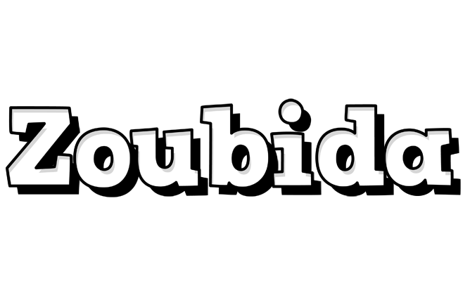 Zoubida snowing logo