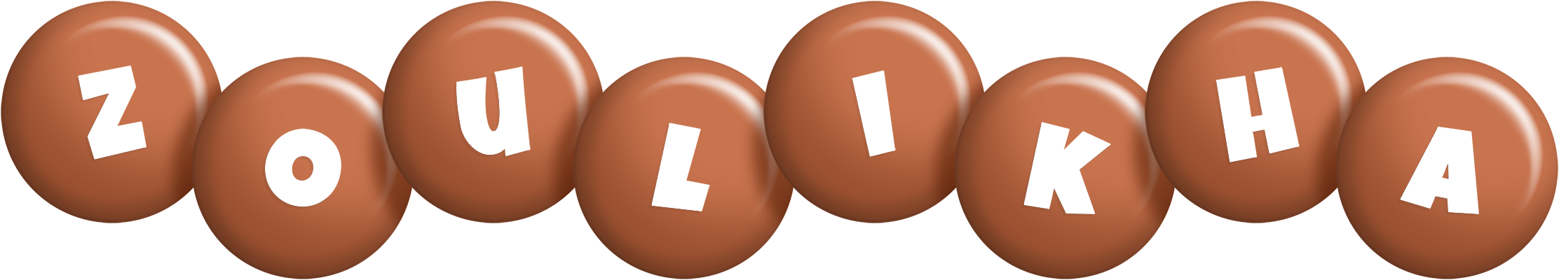 Zoulikha candy-brown logo
