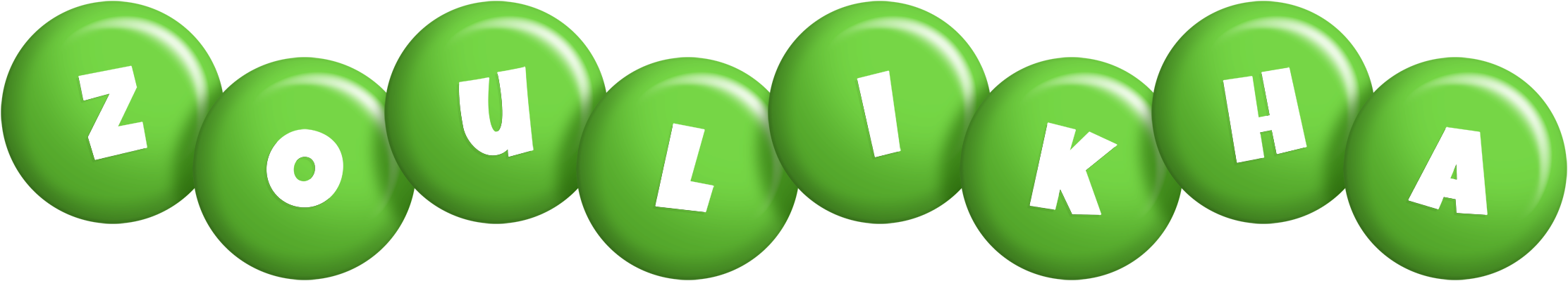 Zoulikha candy-green logo