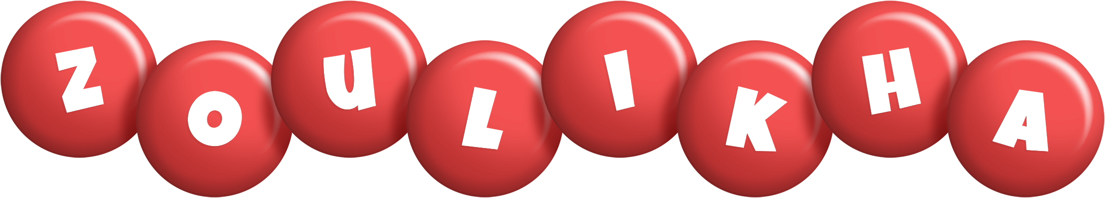 Zoulikha candy-red logo