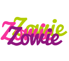 Zowie flowers logo