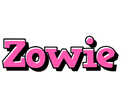 Zowie girlish logo