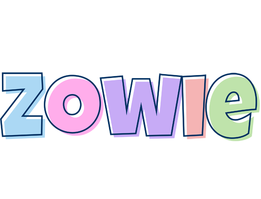 Zowie pastel logo