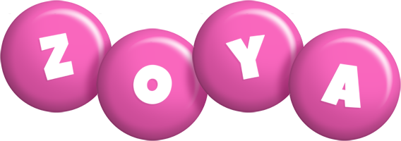 Zoya candy-pink logo