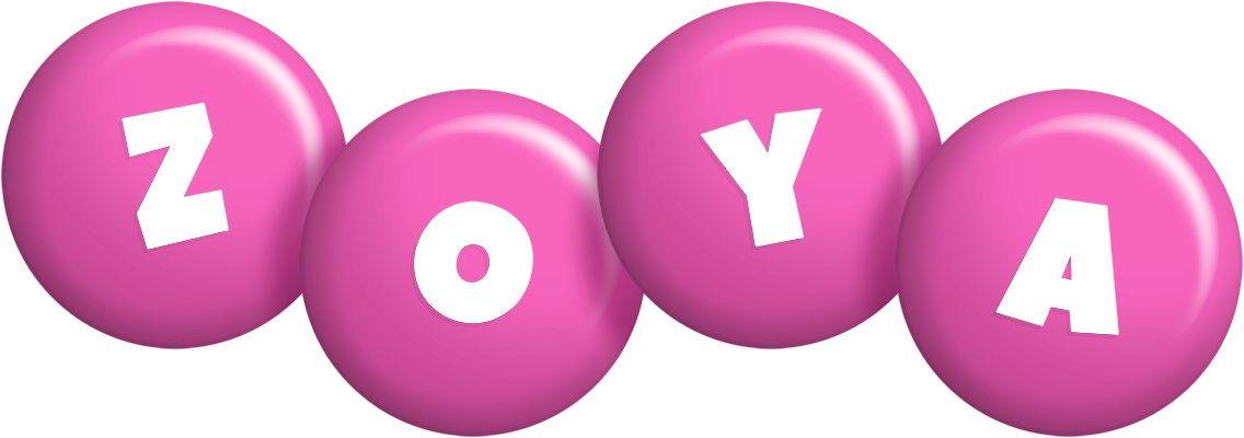 Zoya candy-pink logo