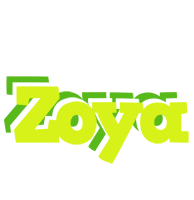 Zoya citrus logo