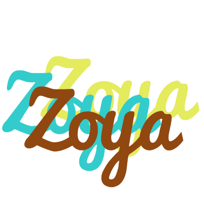 Zoya cupcake logo