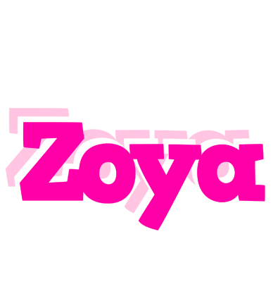 Zoya dancing logo