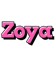 Zoya girlish logo