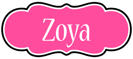 Zoya invitation logo