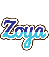 Zoya raining logo