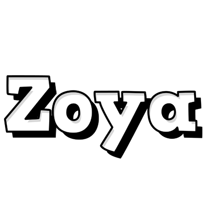 Zoya snowing logo