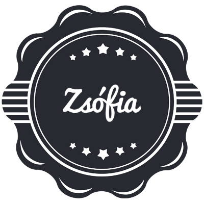 Zsófia badge logo