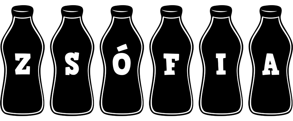 Zsófia bottle logo