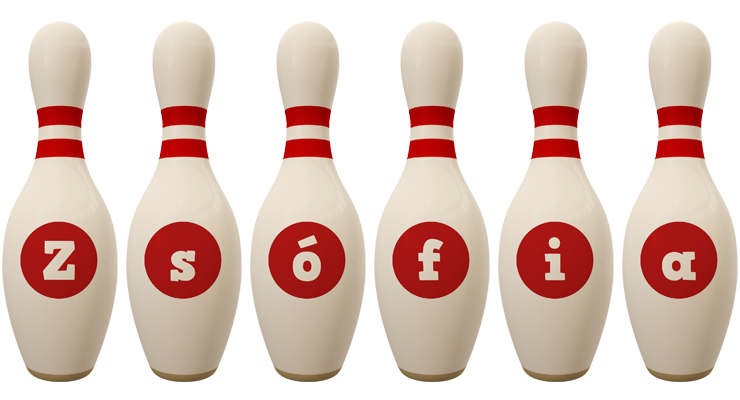 Zsófia bowling-pin logo