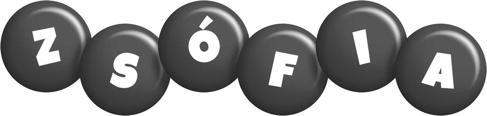 Zsófia candy-black logo