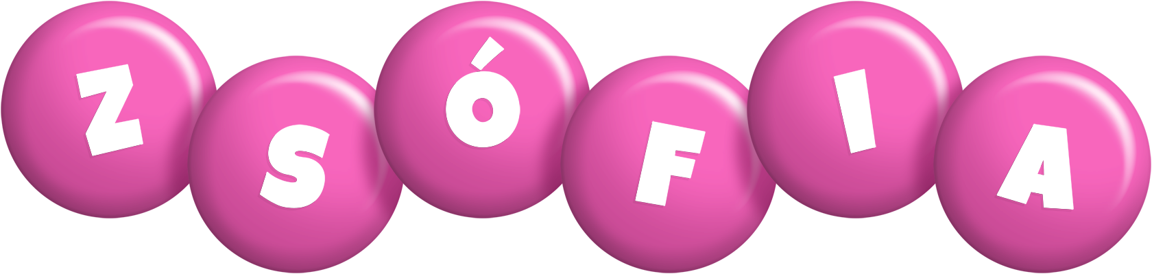 Zsófia candy-pink logo