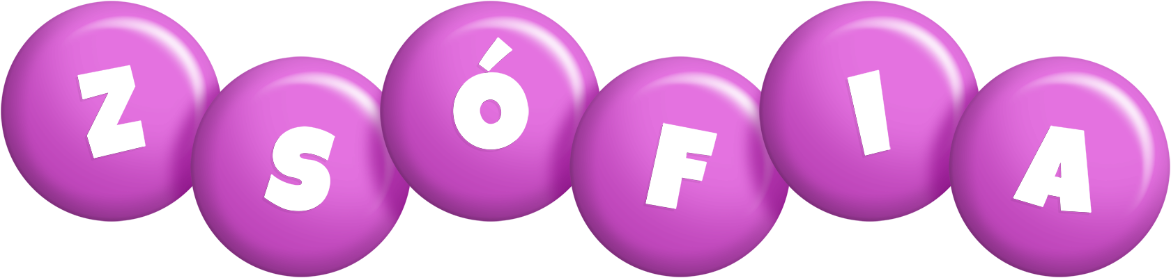 Zsófia candy-purple logo