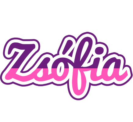 Zsófia cheerful logo