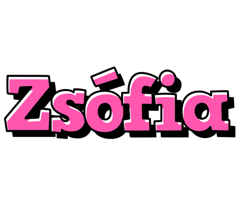 Zsófia girlish logo