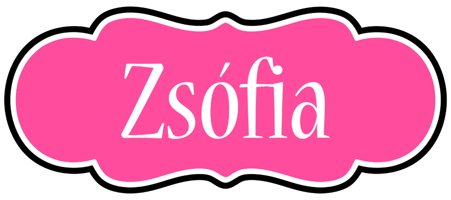 Zsófia invitation logo