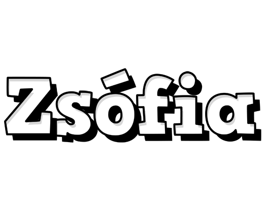 Zsófia snowing logo