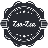 Zsa-Zsa badge logo