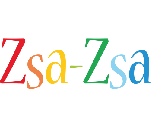 Zsa-Zsa birthday logo