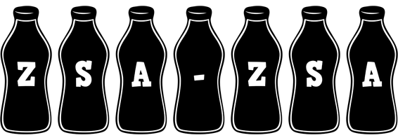 Zsa-Zsa bottle logo