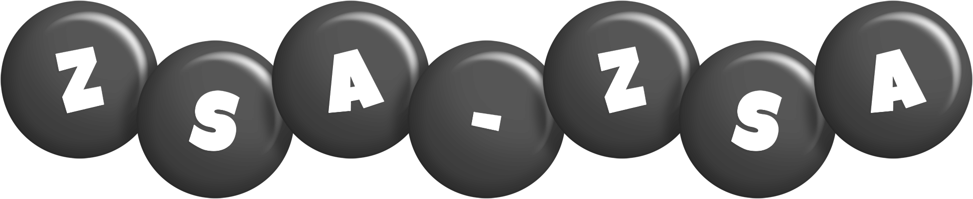 Zsa-Zsa candy-black logo