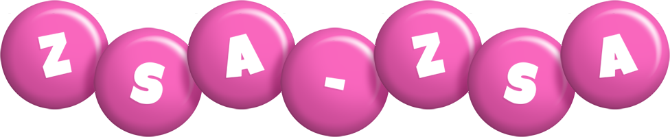 Zsa-Zsa candy-pink logo