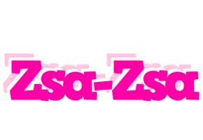 Zsa-Zsa dancing logo