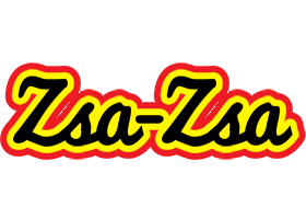 Zsa-Zsa flaming logo