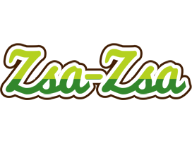 Zsa-Zsa golfing logo