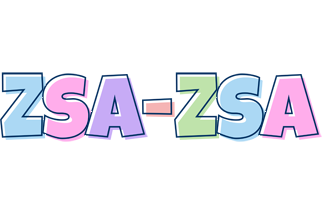 Zsa-Zsa pastel logo