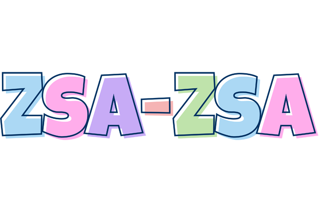 Zsa-Zsa pastel logo