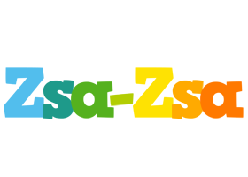 Zsa-Zsa rainbows logo