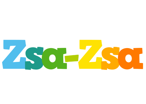 Zsa-Zsa rainbows logo
