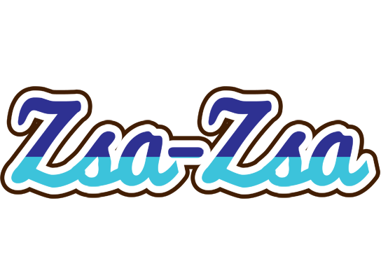 Zsa-Zsa raining logo