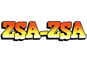 Zsa-Zsa sunset logo