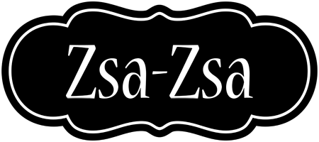 Zsa-Zsa welcome logo