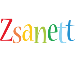 Zsanett birthday logo