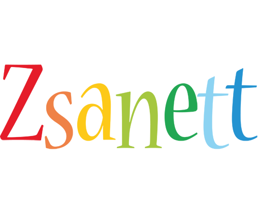 Zsanett birthday logo