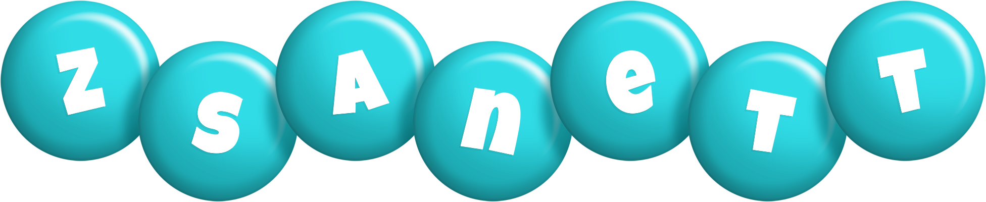 Zsanett candy-azur logo